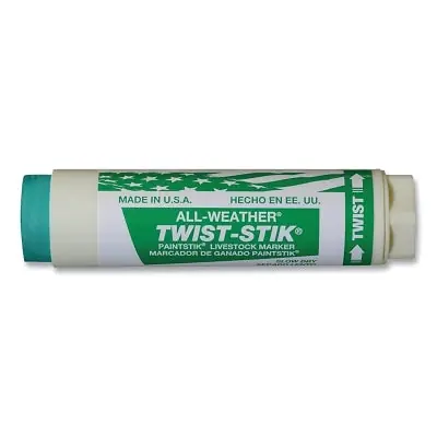 ALL-WEATHER 61066 Twist-Stik Livestock Marker 1.37 in dia 4.75 in L