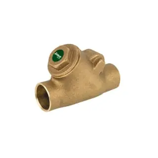 Jomar 105-403G Y-Pattern Swing Check Valve Solder Connection Class 150 300 WOG