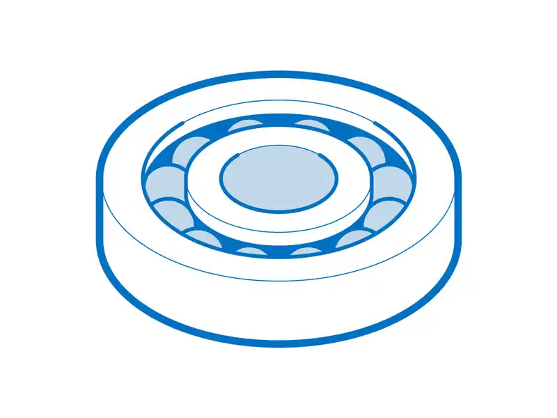 MIDEA 12622000000010 BEARING 1 INCH