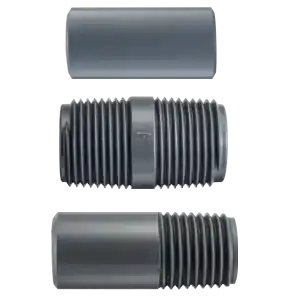 Spears 882-100 1/2X10 PVC Nipple TBE Sch80