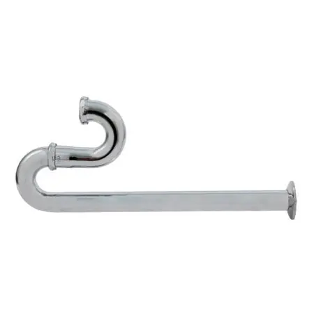 Everflow 12914 S-Trap with Flange Tubular Drain 20GA Chrome Plated Brass