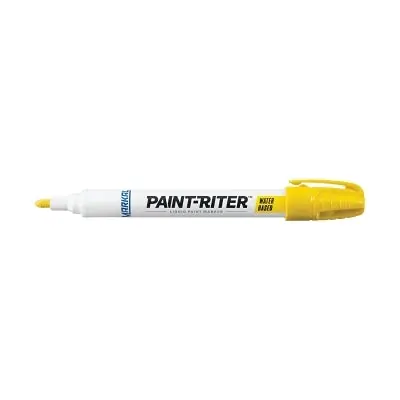 MARKAL 97401 Paint-Riter Water-Based Paint Marker Yellow 1/8 in