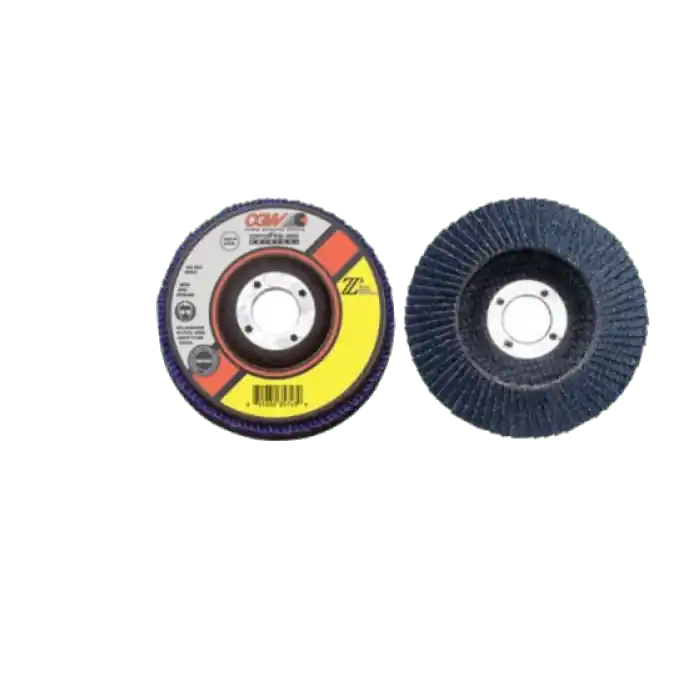 CGW 42305 Angled Premium Type 27 Flap Disc, 4-1/2 in Dia, 80 Grit