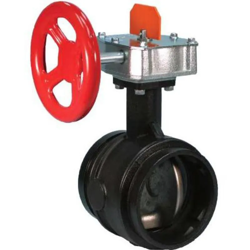 Victaulic V100705100 FireLock Style 705 10 in. Ductile Iron Grooved EPDM Seat Hand Wheel Butterfly Valve