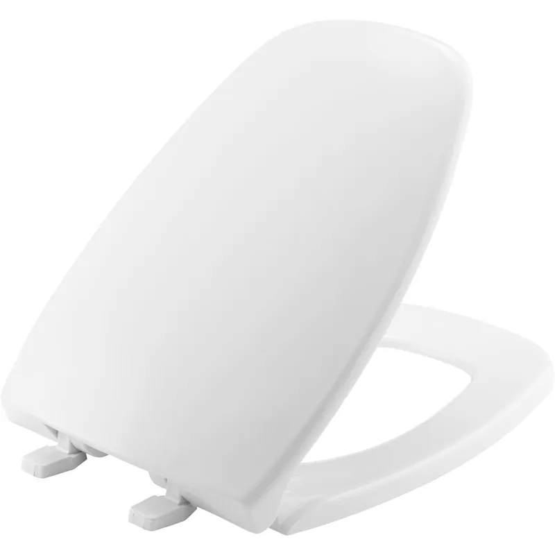 Bemis 1240205000 Elongated Plastic Toilet Seat in White