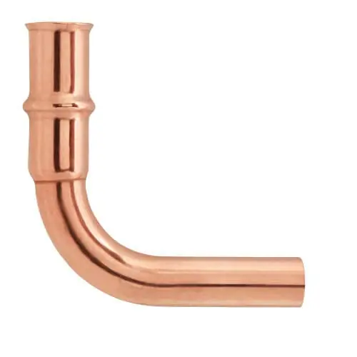 Parker Hannifin 771308 ZoomLock Long Radius 90 Degree Street Elbow Copper 1-3/8 Inch