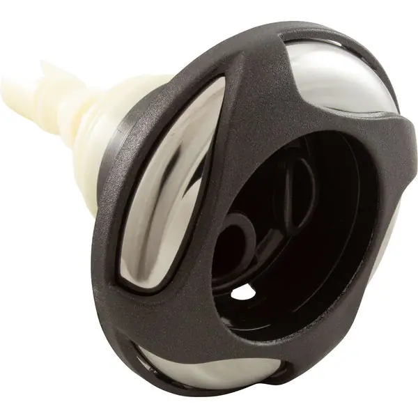 Waterway Plastics 229-4049S-DSG Jet Intl Poly Storm Swirl Twin Roto 3-5/8 Dark Gray Stainless Steel