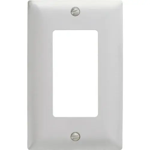 Bryant SS26 Styleline Rectangular Plate, 1-Gang, Standard, Satin Stainless