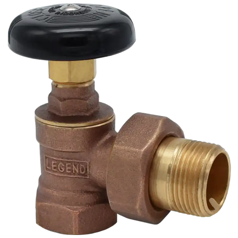 Legend Valve 110-115 Radiator Valve, 1 Hot Water Bronze T-437
