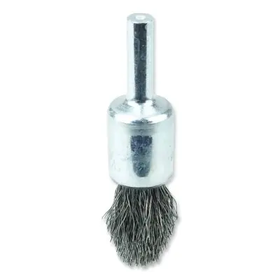 Weiler 10301 End Brush - Controlled Flare Stem Mount 1/2 in Brush Diameter