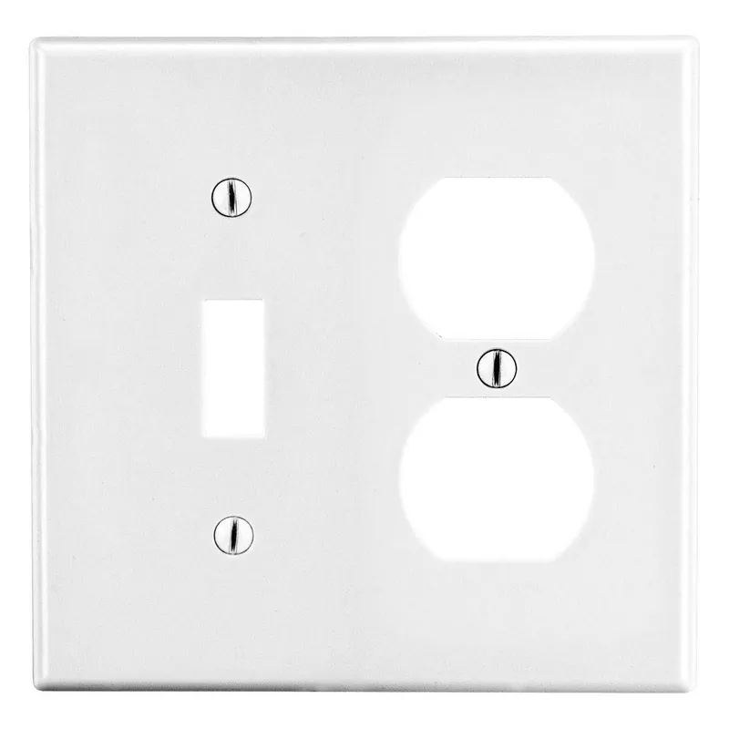 Bryant Electric P18W Wall Plate Non-Metallic Standard 2 Gangs