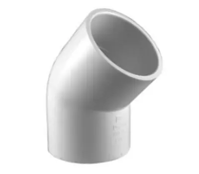 CHARLOTTE PIPE AND FOUNDRY COMPANY PVC023090800 3/4 in. Slip PVC 45-Degree Elbow PVC 02309 0800