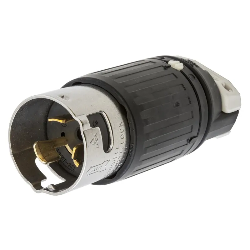 Wiring Device-Kellems CS8265C 1-Phase Grounding Cord Mount Locking Plug 250 VAC 50 A