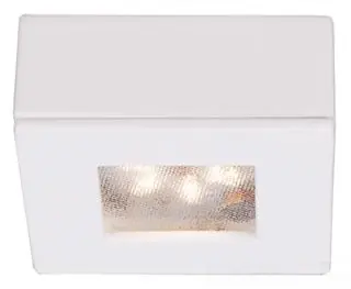 WAC Lighting HR-LED87S-BK Square LED Button Light 2700K Warm White