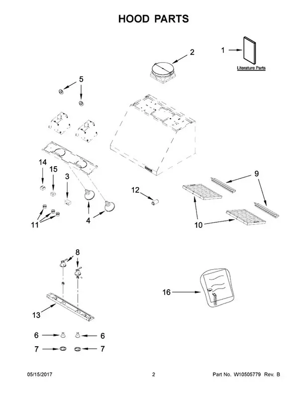 Whirlpool W10293975 Dampr-Hood