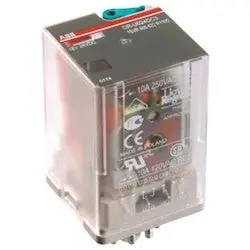 ABB 1SVR405621R4000 Interface Relay without LED 250V/10A 12 V DC Coil