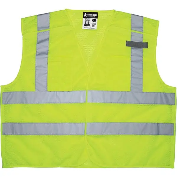 MCR Safety CL2ML2X2 Luminator Standard Safety Vest 2X