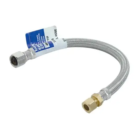 EZ-Flo 48037 EZ-Flo 3/8compx3/8odx20 Ss Sply Delta Style Replacement MPN 48037