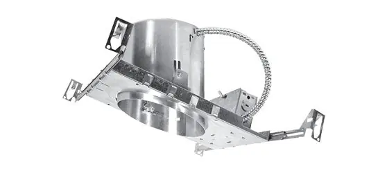 Elite Lighting B36IC-AT Air-Shut Slope Housing, R/PAR30/A19/BR30 Incandescent Lamp, IC Insulation, 2-1/2 to 6-1/2 in Ceiling Opening