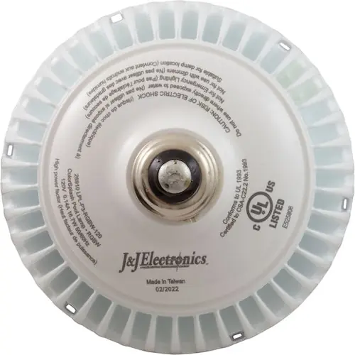 J&J Electronics 26910 ColorSplash LXG-W Series RGB + White LED Pool Lamp