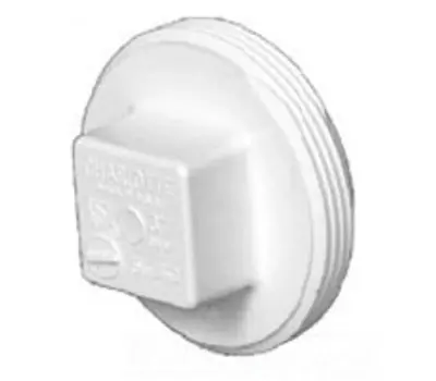 Charlotte Pipe PVC001060600 PVC 106 1-1/2 in. Male PVC DWV Cleanout Plug