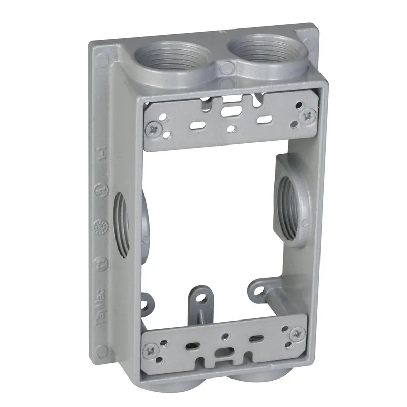 TAYMAC SE675S 1-Gang 3/4 in. 6-Hole Extension Ring