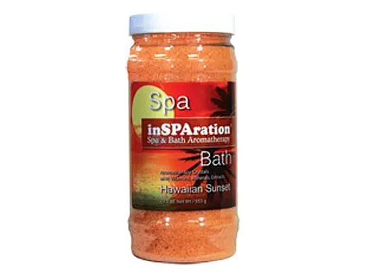 INSPARATION 744 inSPAration Spa & Bath Aromatherapy Crystals Hawaiian Sunset 19oz Jar