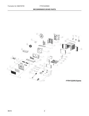 Electrolux 5304483209 Louver Horizontal Left