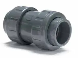 Westlake Pipe & Fittings V17271ST True Union PVC/EPDM 1-1/2 in Ball Check Valve Socket x Thread End