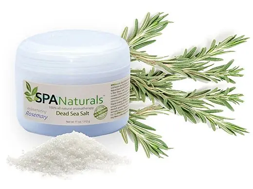 INSPARATION 593 Spa Naturals Dead Sea Salt Crystals Rosemary Sage 11oz