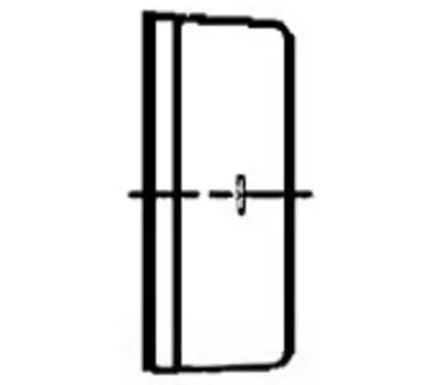 Tyler 010067 4 in. No Hub Cast Iron Blind Plug
