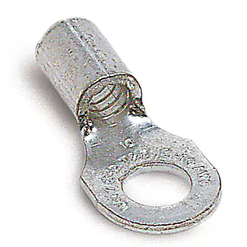 ABB A18-10 Thomas & Betts A18-10 22 to 16 AWG #10 Stud Metallic Electrotinned Copper Non-Insulated Ring Terminal