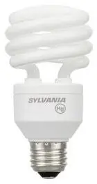 Sylvania CF13EL/SPIRAL/827/28896 13 Watt Compact Fluorescent Integrated Ballasted Lamps