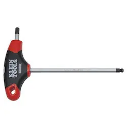 Klein JTH6E15BE 3/8-Inch Ball Hex Key, Journeyman T-Handle, 6-Inch