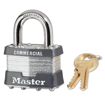 Master Lock 1KALJ-2004 No. 1 Laminated Steel Padlock 5/16 in (EA) 2004