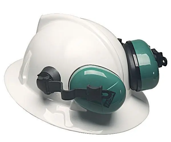MSA 10034487 Soprano Dielectric Hard Hat Earmuffs 25 dBA Noise Reduction
