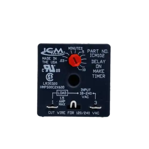 Rheem ICM102B On Delay on Break Time Delay Relay Variable 0.03 - 10 min 0610