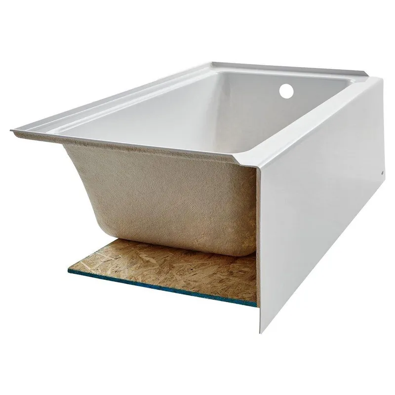 American Standard 2946102.020 60 in. x 32 in. Soaker Alcove Bathtub with Right Drain in White