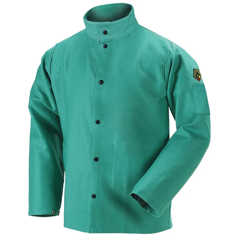 REVCO INDUSTRIES F930C3XL 3Xl Green Welding Jacket Black Stallion