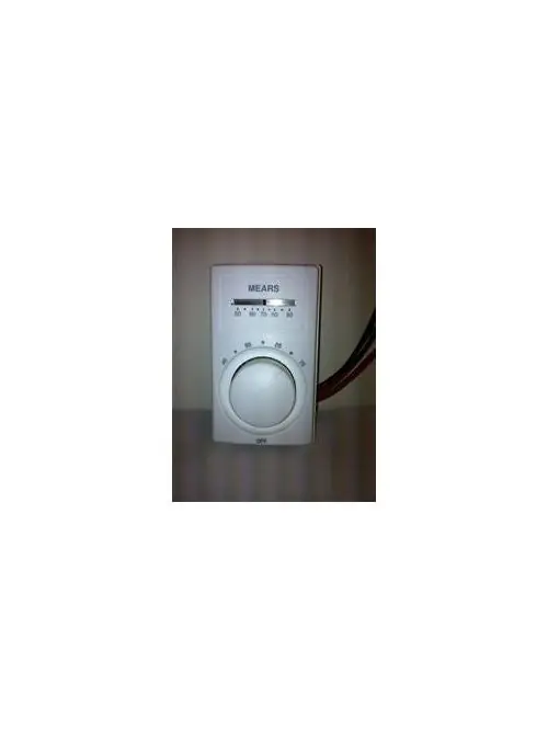 Chatham Brass M602WWT Eurofase 240 VAC 22 Amp White Thermostat