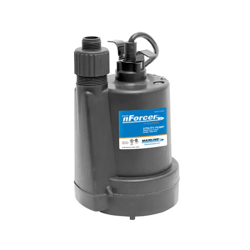Mainline MLP71025 NFORCER Thermoplastic Utility Pump 120 Volt 1 Phase 1/5 HP