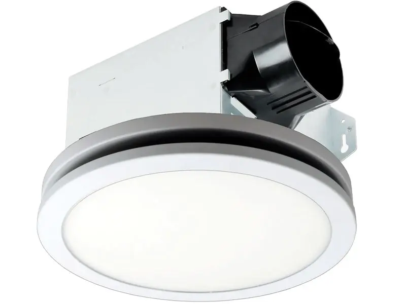 Delta Electronics ITG80RLED-ADJ Exhaust Bath Fan with Adjustable Color Temperature Edge-lit LED Light