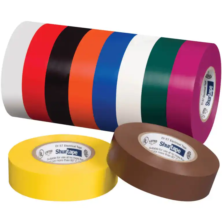 SHURTAPE 200784 3/4 X 66' Red EV57 BC UL Listed General Purpose Electrical Tape
