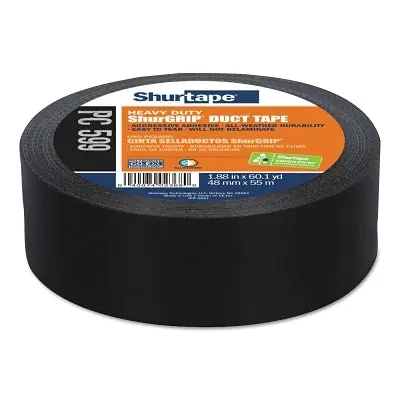 DUCK PRO SHURTAPE 105462 PC 599 ShurGRIP Heavy-Duty Co-Extruded Duct Tape 48mm W 55m L
