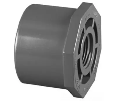 CHARLOTTE PIPE AND FOUNDRY COMPANY PVC 08108 4000 2 in. Spigot x 3/4 in. Female PVC Reducing Flush Bushing