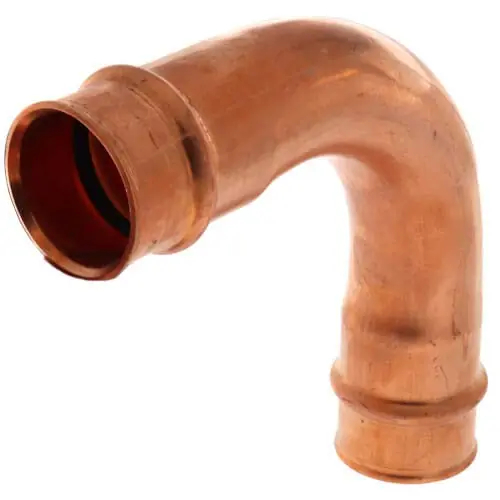 Parker Hannifin 770608 1-3/8 INCH ZoomLock Long Radius 90 Degree Elbow Copper