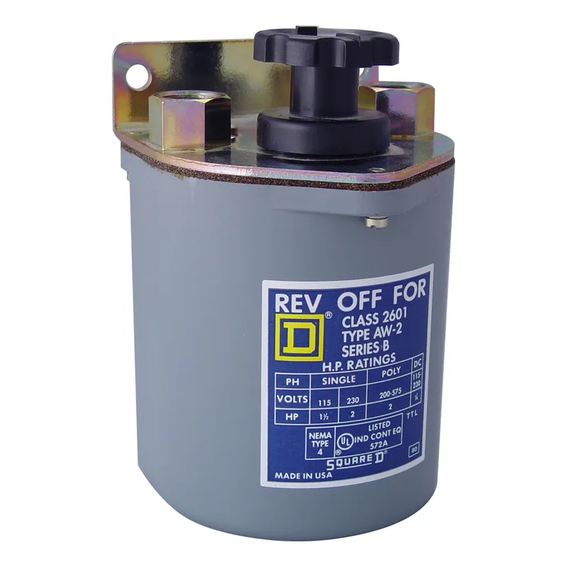 Square D 2601BW1 600 VAC 7.5 Hp NEMA 4 Reversing Drum Switch