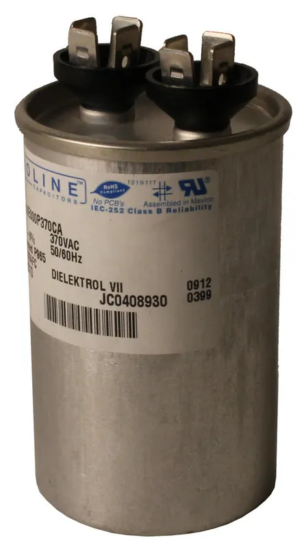 Fasco C3D1510 Power Capacitor 15 MFD 370 V Oval