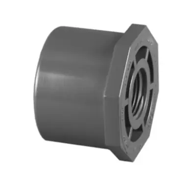 CHARLOTTE PIPE AND FOUNDRY COMPANY PVC 08108 3600 1-1/2 in. Spigot x 1-1/4 in. Female PVC Reducing Flush Bushing