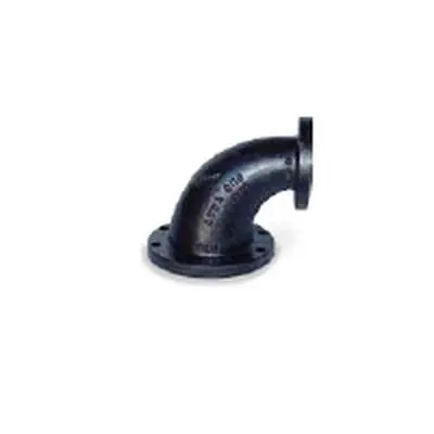 Everflow FGEL0806B 8 x 6 125 Class Flanged Reducing Elbow 90 Degree Black